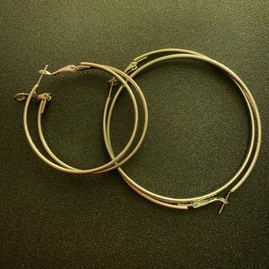 Silver Hoop earrings